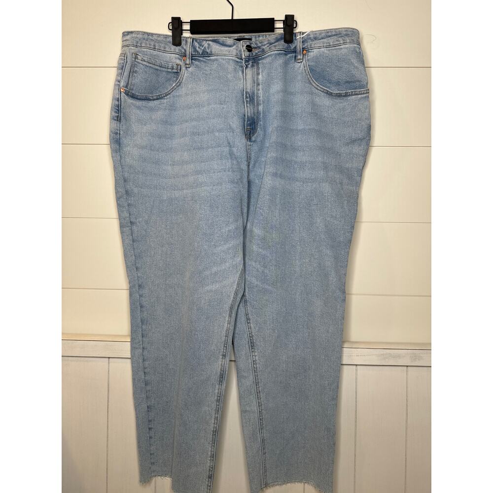 Sanctuary Denim High Rise Straight Women's Jeans 20W Light Wash NWT! 27" inseam